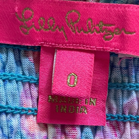 Lilly Pulitzer Orchid Oasis Delaney Dress Pleated Puff Sleeve Sundress - Picture 16 of 16